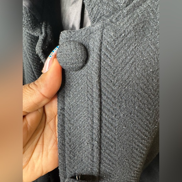 Torrid 5X Black Hooded PeaCoat - Picture 6 of 10